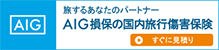 AIG損保の国内旅行保険